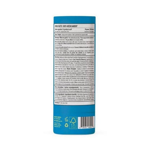 Attitude, Kids Mineral Sunscreen Face Stick SPF 30 Sunly Plastic Free Unscented, 0.7 Oz