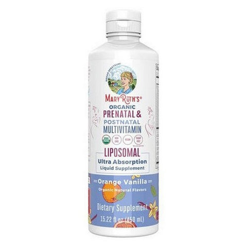Orange Vanilla Pre And Postnatal Multivitamin Liposomal 15.22 Oz by MaryRuth's