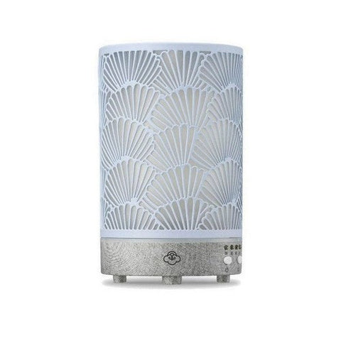 Serene House, Shell Grey 90 Metal Ultrasonic Diffuser, 1 Count Serene House