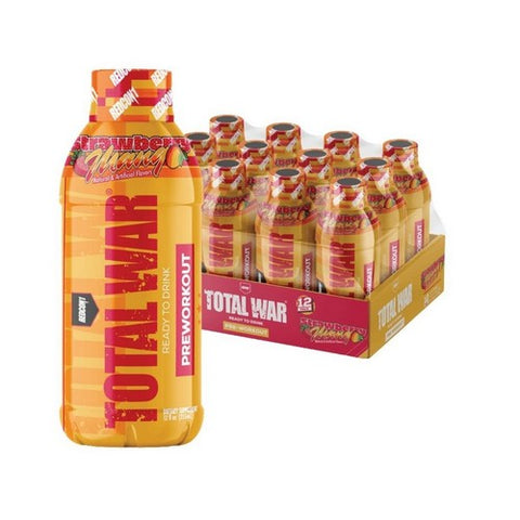 JST WRK Energy, RedCon1 Total War Strawberry Mango, 12 Count JST WRK Energy