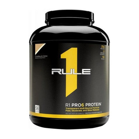 Rule 1, R1 Pro6 Protein Cookies And Creme, 4 Lbs