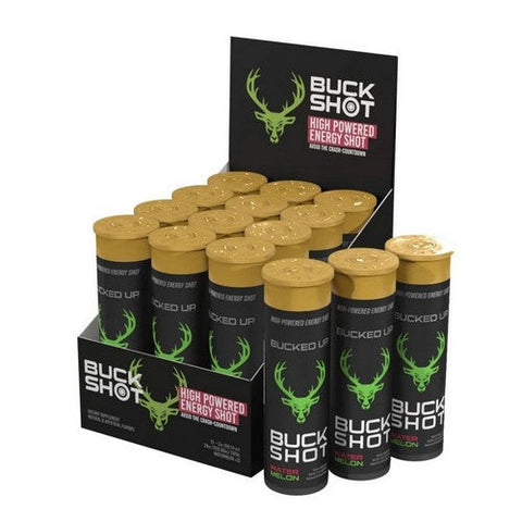 Bucked Up, Buck Shots Watermelon, 12 Count Bucked Up