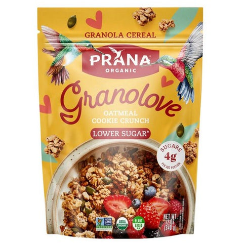 Prana Organic, Granolove Oatmeal Cookie Crunch, 12 Oz (Case Of 8) Prana Organic