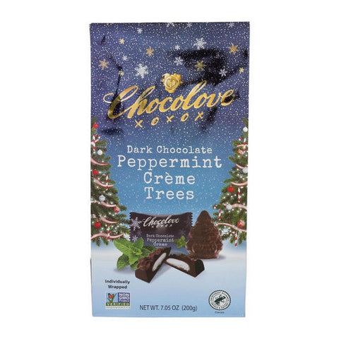 Chocolove, Cocoa Dark Chocolate Peppermint Bites, 7.05 Oz (Case Of 8) Chocolove
