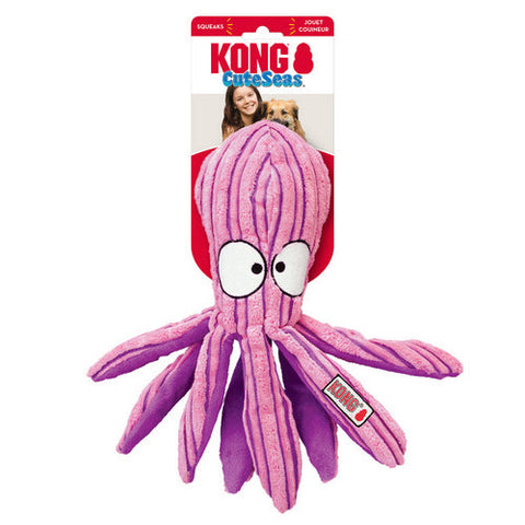 Kong Cuteseas Octopus Large,Pink/Purple by Kong