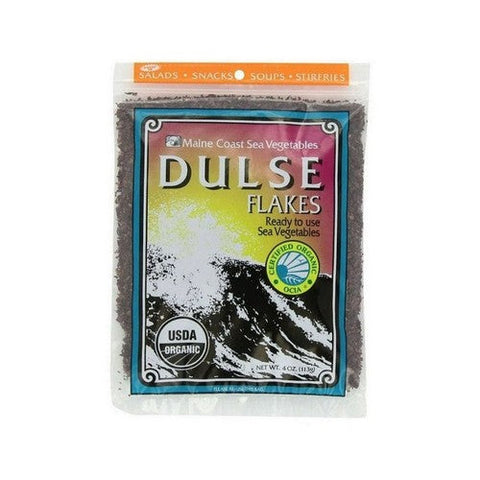 Maine Coast Sea Vegetables, Dulse Flakes Organic Sea Vegetables Washed, 4 Oz Maine Coast Sea Vegetables