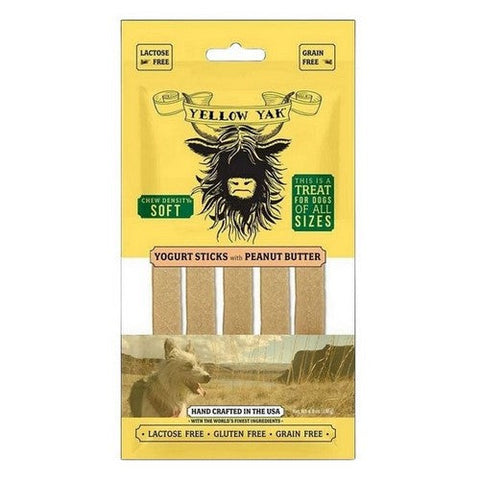 Yellow Yak, Peanut Butter Yogurt Sticks, 4.8 Oz Yellow Yak