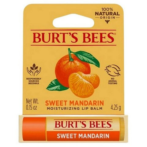 Burts Bees, Sweet Mandarin Lip Balm Blister Box, 0.15 Oz Burts Bees