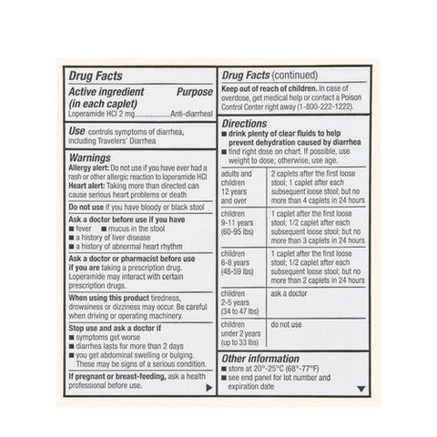 Foster And Thrive, Anti-Diarrheal Loperamide Hcl, 2 Mg, 12 Caps Foster And Thrive