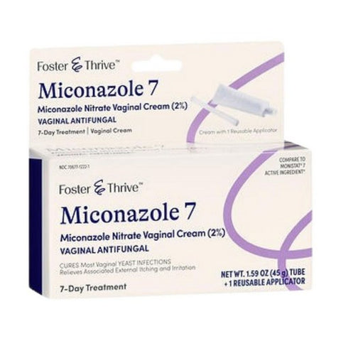 Miconazole 7 Nitrate Vaginal Cream 2% 1.59 Oz by Foster And Thrive