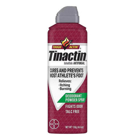 Tinactin, Antifungal Deodorant Powder Spray, 4.6 Oz Tinactin