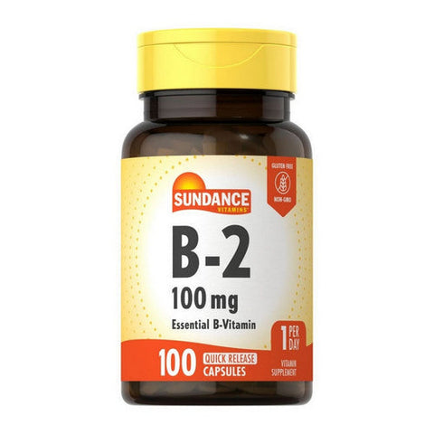 Sundance, Vitamin B-2, 100 Mg, 100 Tablets Sundance
