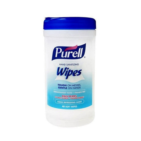 Purell, Canister Wipes Refreshing Hand Sanitizer Fresh Scent, 40 Count
