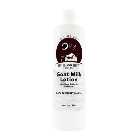 O MY!, Raspberry Vanilla Goat Milk Lotion, 12 Oz O MY!
