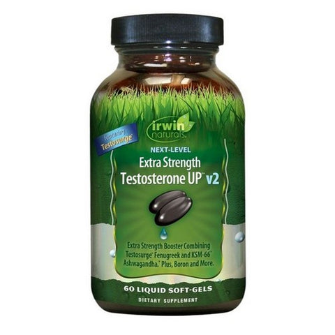 Irwin Naturals, Next Level Testosterone Up V2, 60 Softgels