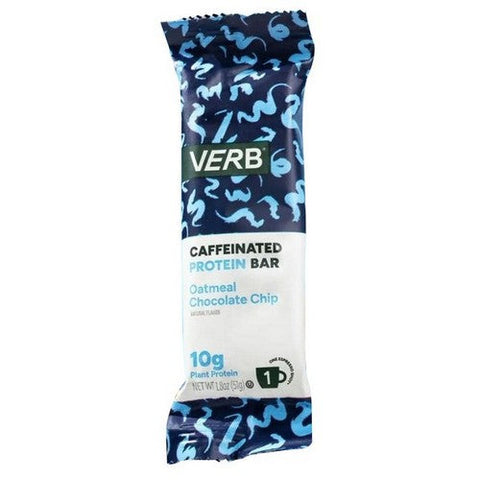 Verb Energy, Oatmeal Chocolate Chip Casseinated Protein Bar, 1.8 Oz (Case Of 12) Verb Energy
