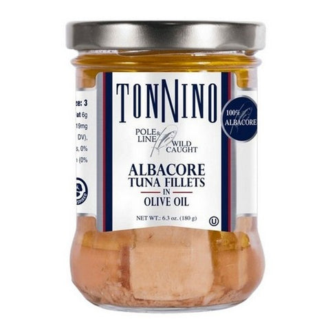 Wild Caught Albacore Tuna Fillets In Olive Oil 6.3 Oz (Case Of 6) by Tonnino