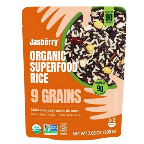 Jasberry, Superfood Nine Grains Rice, 7.05 Oz (Case Of 6) Jasberry