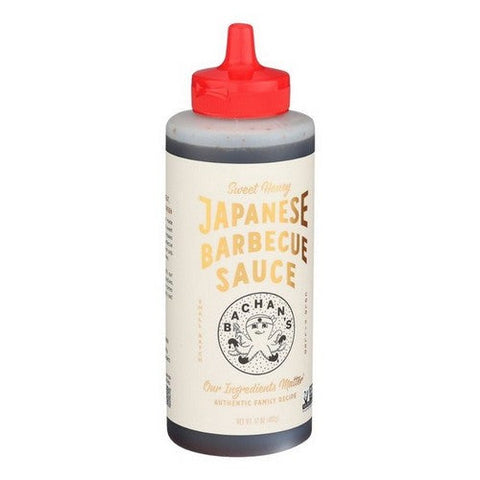 Bachan's, Sweet Honey Japanese Barbecue Sauce, 17 Oz (Case Of 6) Bachan's