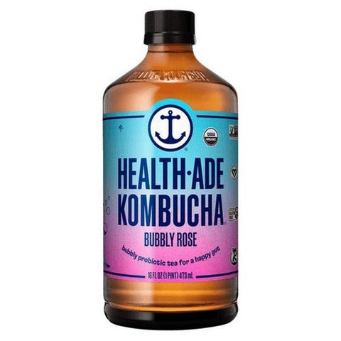 Health-Ade, Bubbly Rose Kombucha, 16 Oz (Case Of 12) Health-Ade