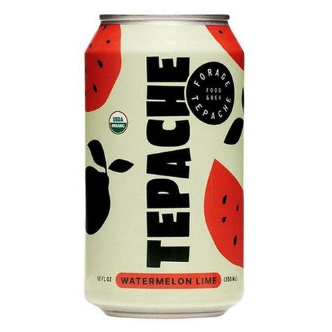 Forage Kombucha, Organic Watermelon Lime Tepache, 12 Oz (Case Of 12) Forage Kombucha