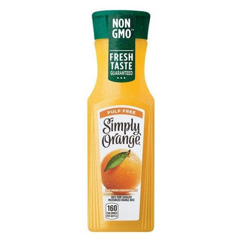 Simply Beverages, Orange Juice Pulp Free, 11.5 Oz (Case Of 12) Simply Beverages