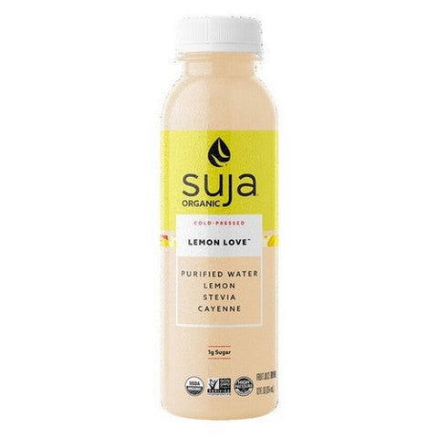 Suja, Organic Cold Pressed Lemon Love Stevia Cayenne, 12 Oz (Case Of 6)
