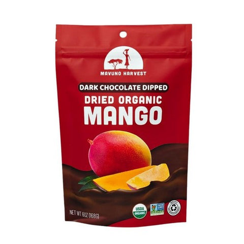 Mavuno Harvest, Mango Dried Dark Chocolate, 6 Oz (Case Of 6) Mavuno Harvest