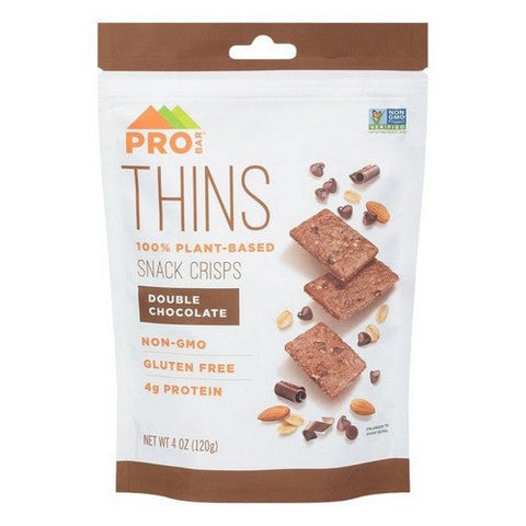 Probar, Thins Double Chocolate Snack Crisps, 4 Oz (Case Of 6) Probar