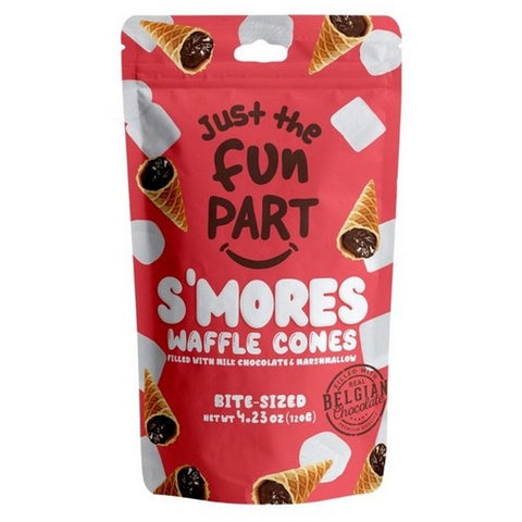 Just The Fun Part, S'Mores Waffle Cones, 4.23 Oz (Case Of 6) Just The Fun Part