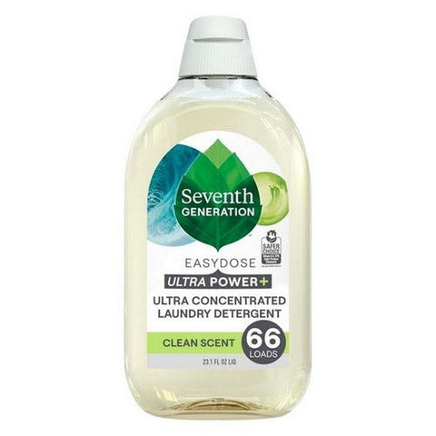 Seventh Generation, Ultra Concentrated Liquid Laundry Detergent EasyDose Clean Scent, 23.1 Oz (Case Of 6) Seventh Generation