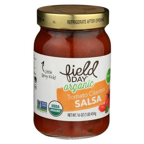 Field Day, Organic Medium Tomato Cilantro Salsa, 16 Oz (Case Of 12) Field Day