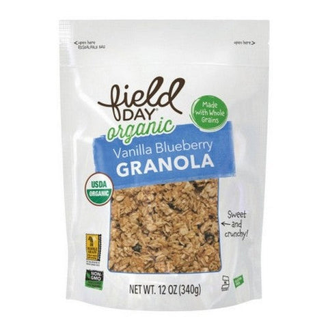 Field Day, Organic Vanilla Blueberry Granola, 12 Oz(Case Of 6)