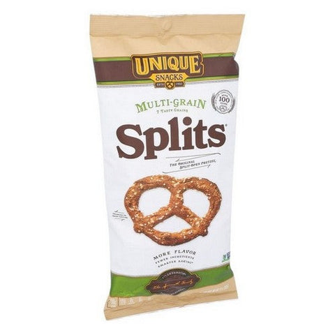 Unique, Multi Grain Pretzel Splits, 11 Oz (Case Of 12) Unique