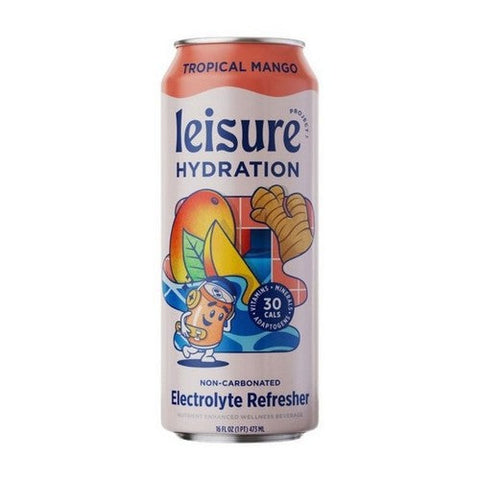 Leisure Project, Trop Mango Electrolyte Water, 16 Oz (Case Of 12) Leisure Project