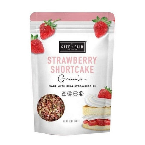 Safe Plus Fair Food Company, Strawberry Shortcake Granola, 12 Oz (Case Of 6)