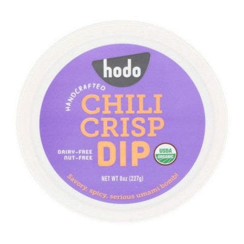Hodo Foods, Chili Crisp Dip, 8 Oz (Case Of 6) Hodo Foods