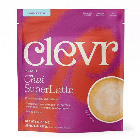 Clevr, Instant Superlatte Chai, 6.8 Oz (Case Of 6) Clevr