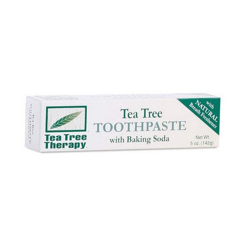 Tea Tree Therapy, Tea Tree Toothpaste With Baking Soda Fluoride Free, 5 Oz Tea Tree Therapy