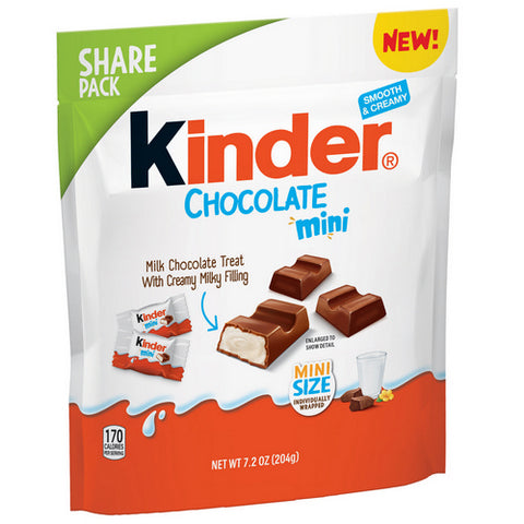 Chocolate Mini Size Pack 7.2 Oz (Case Of 8) by Kinders