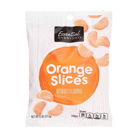 Orange Slices Candy 8 Oz (Case Of 12) by Essential Everyday