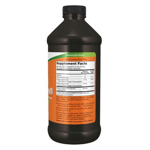 Now Foods, Liquid Chlorophyll Unflavored, 16 Oz Now Foods