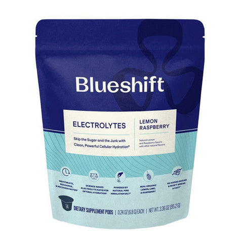 Blueshift Nutrition, Electrolytes Lemon Raspberry, 3.64 Oz X 14 Count Blueshift Nutrition