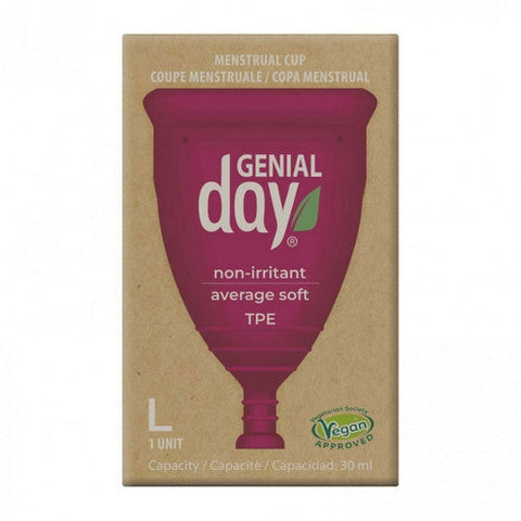 Genial Day, Menstrual Cup Large 30 MM, 1 Count Genial Day