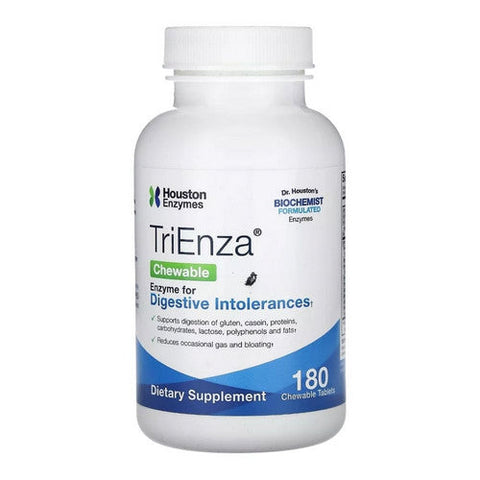 Houston Enzymes, Tri-Enza Chewable, 180 Tablets Houston Enzymes