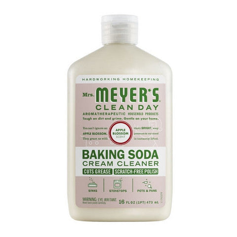 Mrs. Meyers Clean Day, Apple Blossom Baking Soda Cream Cleaner, 16 Oz Mrs. Meyers Clean Day