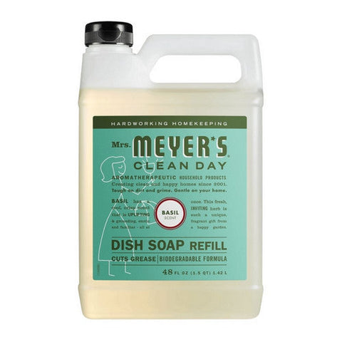 Mrs. Meyers Clean Day, Basil Dish Soap Refill, 48 Oz Mrs. Meyers Clean Day