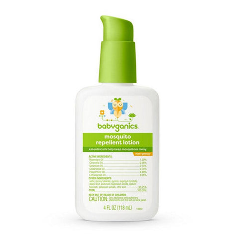 Babyganics, Fragrance-Free Baby Mosquito Repellent Lotion, 4 Oz Babyganics