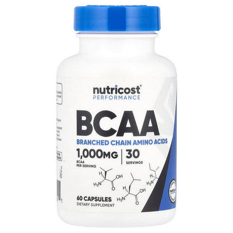 Nutricost, BCAA Capsules, 500 Mg, 60 Count Nutricost
