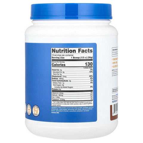 Nutricost, Whey Protein Concentrate Chocolate, 1.5 Lbs Nutricost